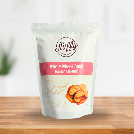 Wholewheat Rusk (Ajwain Flavour)