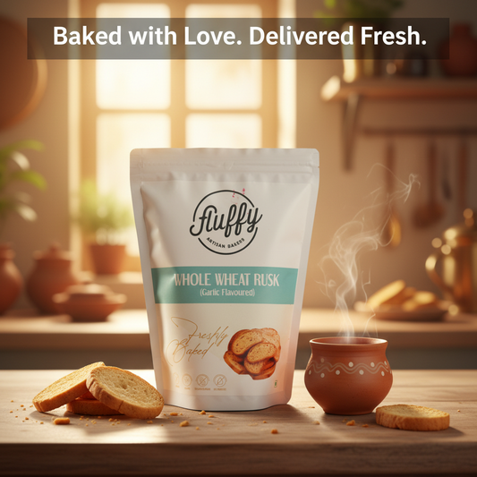 Wholewheat Rusk (Garlic Flavour) 100g